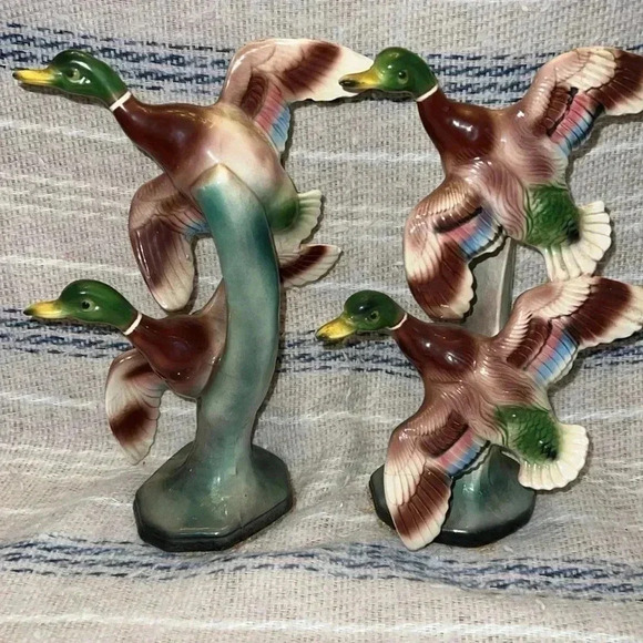 Vintage 11” Mallard Ducks in Flight - Picture 3 of 8